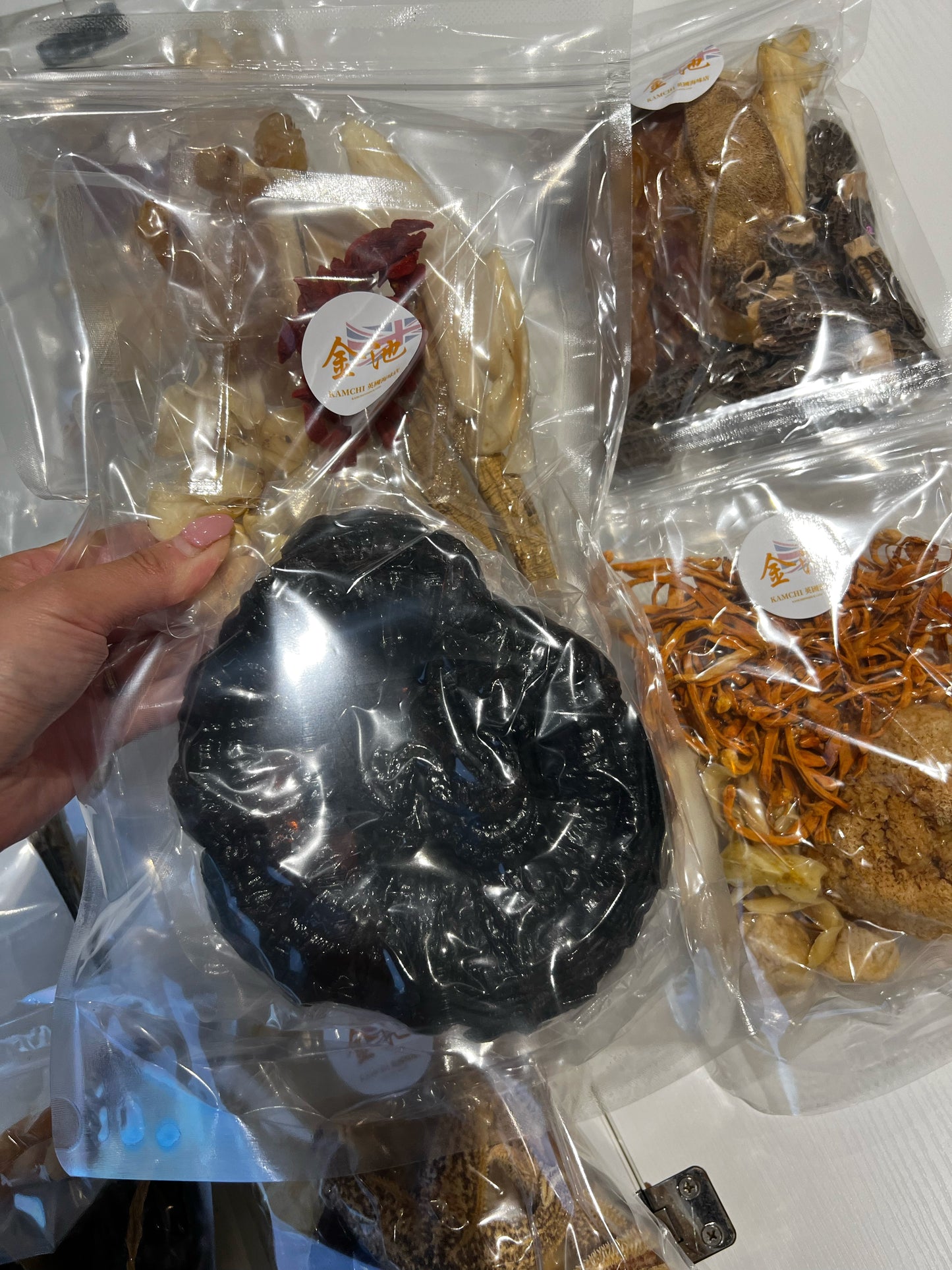 【安神健脾 清肺燥止乾咳】野生黑靈芝黨參北芪杞子湯包