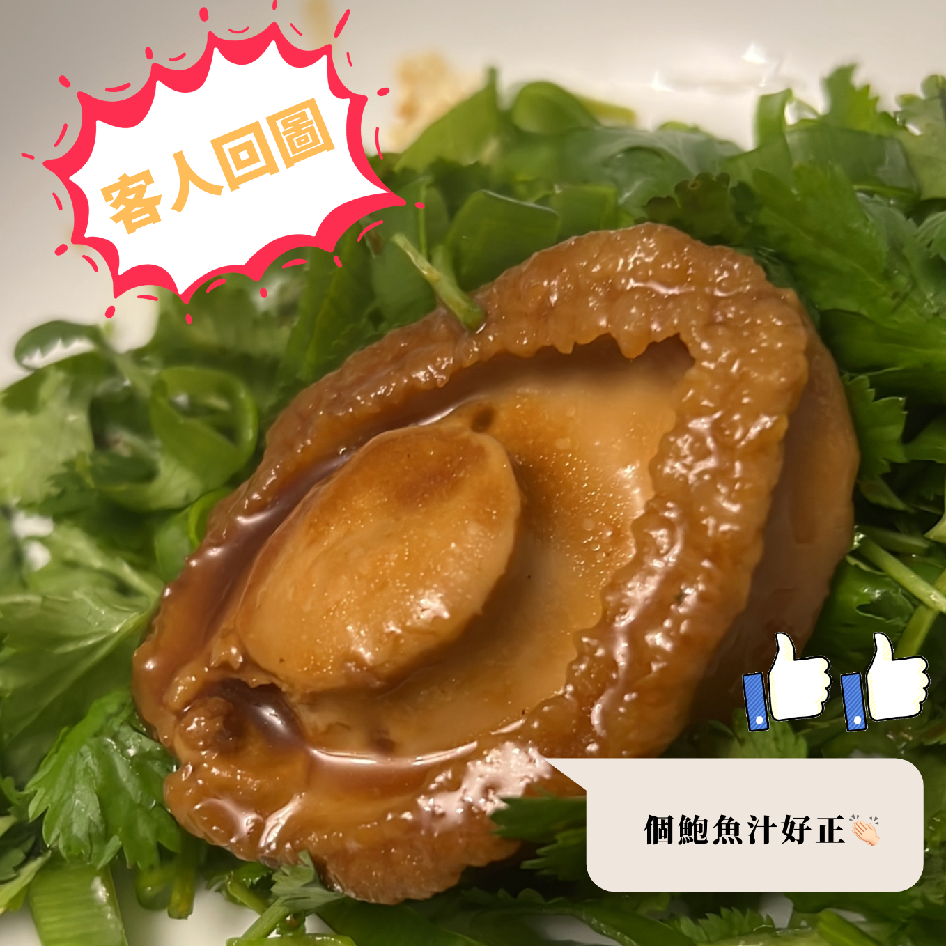 【人氣產品】金池紅燒兩頭鮑魚